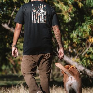 Stripes and Antlers Camo Tee